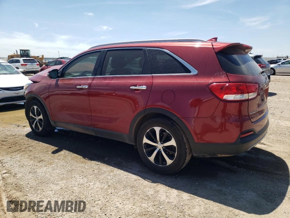 2017 Kia Sorento EX with VIN 5XYPH4A59HG229128, listed as a Copart auction lot 55182295 with 129,190 mi miles and Salvage title. Bid and sale history available at DreamBid. Image 2.
