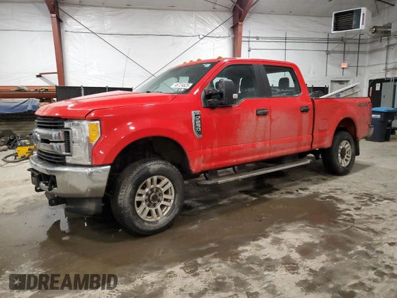 2017 Ford F-250 Lariat z VIN 1FT7W2B68HEE21604, wystawiony jako Copart lot #46724825 z przebiegiem 174 811 mil mil oraz Szkoda całkowita • Salvage title. Historia ofert i sprzedaży dostępna na DreamBid. Obrazek 1.