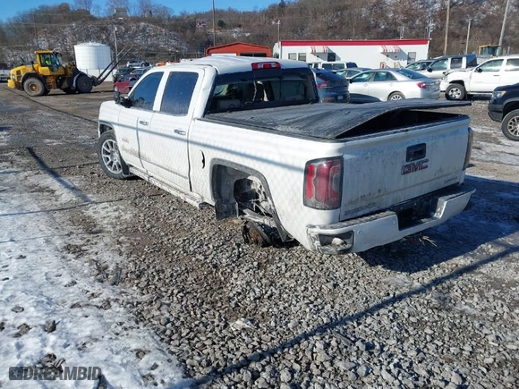 2018 GMC Sierra 1500 Denali with VIN 3GTU2PEC8JG519642, listed as a IAAI auction lot 41427185 with 111,596 mi miles. Bid and sale history available at carsss.com. Image 3.