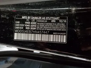 2017 Mercedes-Benz CLA 250 with VIN WDDSJ4EB7HN457447, listed as a Copart auction lot 51263905 with 141,950 mi miles and Non Repairable. Bid and sale history available at DreamBid. Image 14.