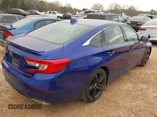 2019 Honda Accord Sport with VIN 1HGCV1F37KA008438, listed as a IAAI auction lot 41840666 with 99,895 mi miles and . Bid and sale history available at DreamBid. Image 4.