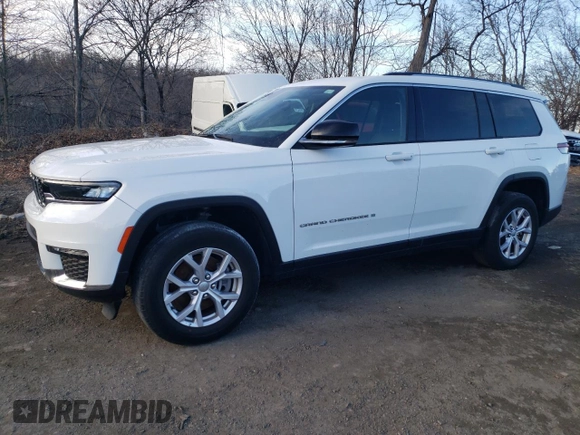 2022 Jeep Grand Cherokee Limited z VIN 1C4RJJBG7N8630529, wystawiony jako Copart lot #51132635 z przebiegiem 34 301 mil mil oraz Szkoda całkowita • Salvage title. Historia ofert i sprzedaży dostępna na DreamBid. Obrazek 1.