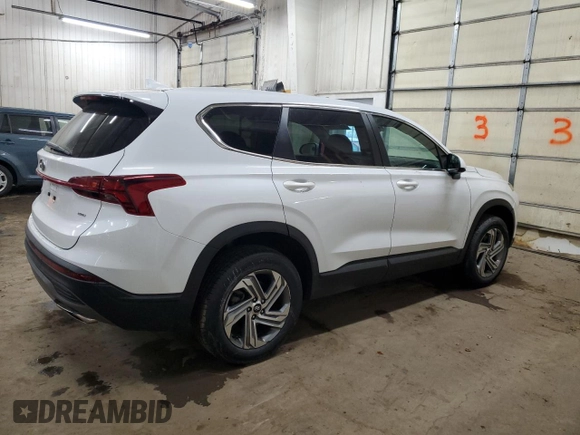 2022 Hyundai Santa Fe SE with VIN 5NMS1DAJ8NH411867, listed as a Copart auction lot 82847474 with 29,518 mi miles and Salvage Title. Bid and sale history available at DreamBid. Image 3.