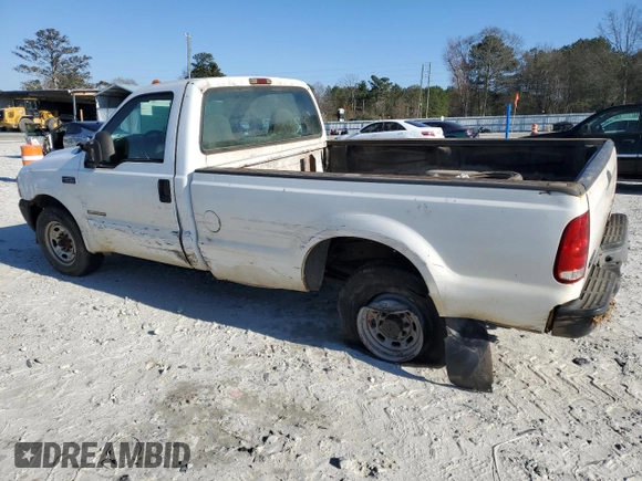 2002 Ford Super Duty F-250 XL with VIN 1FTNF20F52EA73407, listed as a Copart auction lot 46986155 with 509,564 mi miles and Salvage Title. Bid and sale history available at carsss.com. Image 2.
