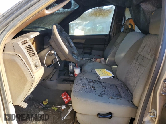 2008 Dodge Ram 2500 SLT with VIN 3D7KR29AX8G126840, listed as a Copart auction lot 88688525 with 0 mi miles and Salvage Title. Bid and sale history available at carsss.com. Image 7.