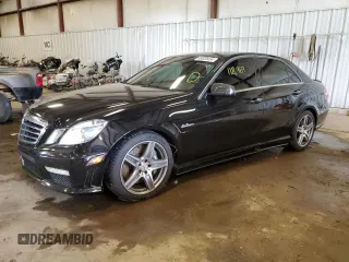 2010 Mercedes-Benz E 63 AMG with VIN WDDHF7HB3AA154977, listed as a Copart auction lot 65630454 with 118,969 mi miles and Salvage title. Bid and sale history available at DreamBid. Image 1.