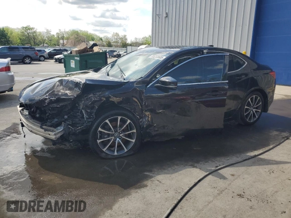 2015 Acura TLX Technology z VIN 19UUB2F58FA005624, wystawiony jako Copart lot #55233605 z przebiegiem Nie podano mil oraz Szkoda całkowita • Salvage title. Historia ofert i sprzedaży dostępna na DreamBid. Obrazek 1.
