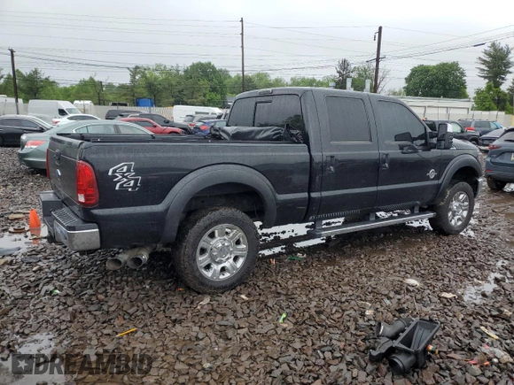 2016 Ford F-250 Lariat with VIN 1FT7W2BT7GEB12257, listed as a Copart auction lot 57263455 with 215,150 mi miles and Salvage title. Bid and sale history available at DreamBid. Image 4.