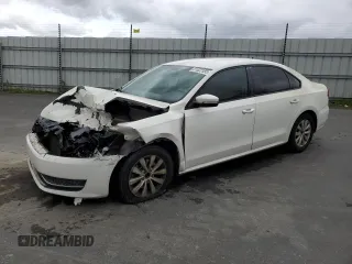 2013 Volkswagen Passat S w/Appearance with VIN 1VWAP7A32DC022150, listed as a Copart auction lot 51522185 with 69,739 mi miles and Salvage Title. Bid and sale history available at carsss.com. Image 1.