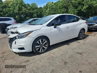 2020 Nissan Versa SR with VIN 3N1CN8FV2LL800938, listed as a Copart auction lot 61125265 with 100,850 mi miles and Salvage title. Bid and sale history available at DreamBid. Image 1.
