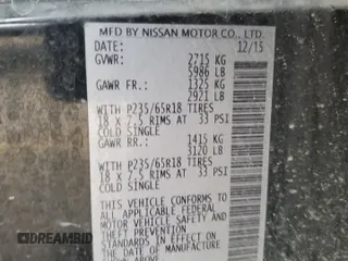 2016 Nissan Pathfinder SL with VIN 5N1AR2MM4GC612435, listed as a Copart auction lot 55487345 with 161,421 mi miles and Salvage title. Bid and sale history available at DreamBid. Image 13.