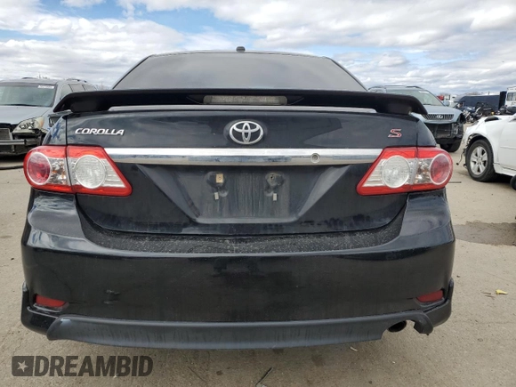 2011 Toyota Corolla L with VIN 2T1BU4EE7BC722325, listed as a Copart auction lot 50151355 with 119,688 mi miles and Salvage Title. Bid and sale history available at carsss.com. Image 6.