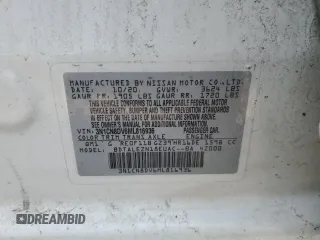 2021 Nissan Versa S with VIN 3N1CN8DV6ML816936, listed as a Copart auction lot 60513065 with 131,880 mi miles and Clean title. Bid and sale history available at DreamBid. Image 12.