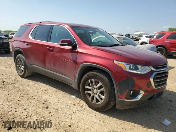 2020 Chevrolet Traverse LT Cloth with VIN 1GNERGKW8LJ288040, listed as a Copart auction lot 50026765 with 50,776 mi miles and Salvage Title. Bid and sale history available at carsss.com. Image 4.