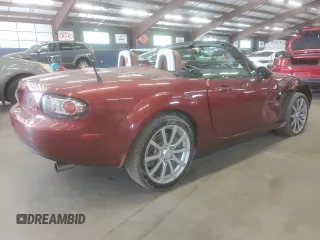 2006 Mazda MX-5 Miata Grand Touring with VIN JM1NC25F760121395, listed as a Copart auction lot 59712275 with 45,498 mi miles and Salvage title. Bid and sale history available at DreamBid. Image 3.