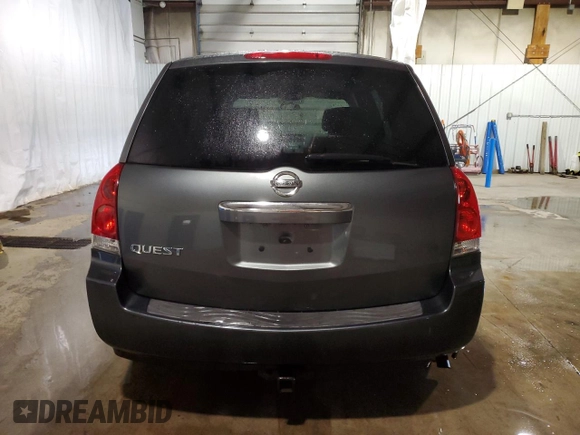 2008 Nissan Quest with VIN 5N1BV28U88N122886, listed as a Copart auction lot 70451784 with 140,625 mi miles and Salvage Title. Bid and sale history available at carsss.com. Image 6.