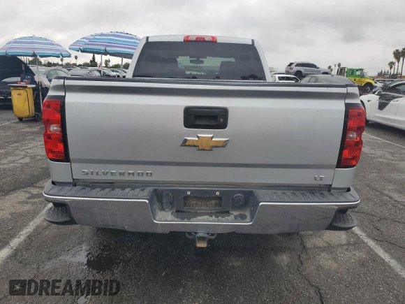 2017 Chevrolet Silverado 1500 LT with VIN 1GCPCREC7HF142769, listed as a Copart auction lot 45243175 with 188,038 mi miles and Salvage Title. Bid and sale history available at DreamBid. Image 6.