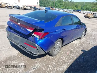 2024 Hyundai Elantra SEL with VIN KMHLM4DG9RU751809, listed as a IAAI auction lot 42146662 with 8,942 mi miles and . Bid and sale history available at DreamBid. Image 4.
