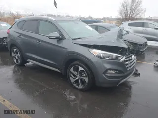 2017 Hyundai Tucson Sport with VIN KM8J3CA24HU490214, listed as a IAAI auction lot 41196994 with 76,039 mi miles. Bid and sale history available at carsss.com. Image 1.