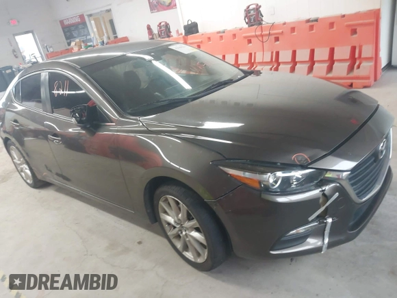 2017 Mazda 3 Touring z VIN JM1BN1V78H1142186, wystawiony jako IAAI lot #42508211 z przebiegiem 109 082 mil mil oraz . Historia ofert i sprzedaży dostępna na DreamBid. Obrazek 1.