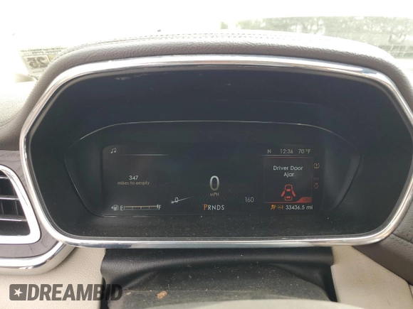 2019 Lincoln Continental Select with VIN 1LN6L9TK3K5611371, listed as a Copart auction lot 73999844 with 33,436 mi miles and Salvage Title. Bid and sale history available at carsss.com. Image 9.