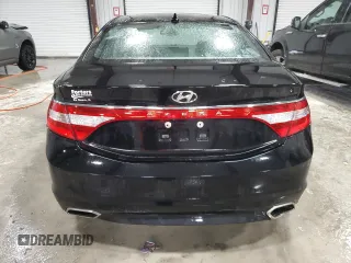 2016 Hyundai Azera with VIN KMHFG4JG8GA555447, listed as a Copart auction lot 45010475 with 96,531 mi miles and Salvage title. Bid and sale history available at DreamBid. Image 6.