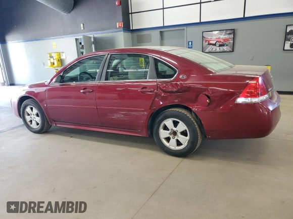 2009 Chevrolet Impala LT with VIN 2G1WT57K491112915, listed as a Copart auction lot 54559825 with 87,602 mi miles and Salvage Title. Bid and sale history available at DreamBid. Image 2.