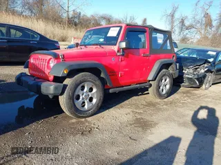 2013 Jeep Wrangler Sport with VIN 1C4AJWAG5DL574727, listed as a IAAI auction lot 41806091 with 84,092 mi miles and . Bid and sale history available at carsss.com. Image 2.