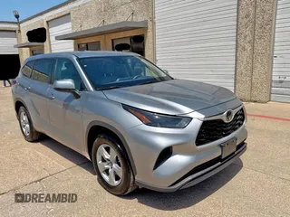 2023 Toyota Highlander L with VIN 5TDKDRAH1PS526764, listed as a Copart auction lot 67452805 with 9,841 mi miles and Clean title. Bid and sale history available at DreamBid. Image 1.