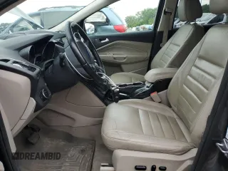 2015 Ford Escape Titanium with VIN 1FMCU9J96FUB32972, listed as a Copart auction lot 62886145 with 215,769 mi miles and Salvage title. Bid and sale history available at DreamBid. Image 7.