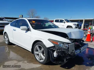 2011 Honda Accord Cpe EX-L with VIN 1HGCS2B80BA000844, listed as a IAAI auction lot 41417400 with 191,417 mi miles. Bid and sale history available at carsss.com. Image 1.