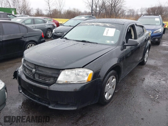 2010 Dodge Avenger SXT with VIN 1B3CC4FB5AN112058, listed as a IAAI auction lot 41857849 with 109,571 mi miles. Bid and sale history available at carsss.com. Image 2.