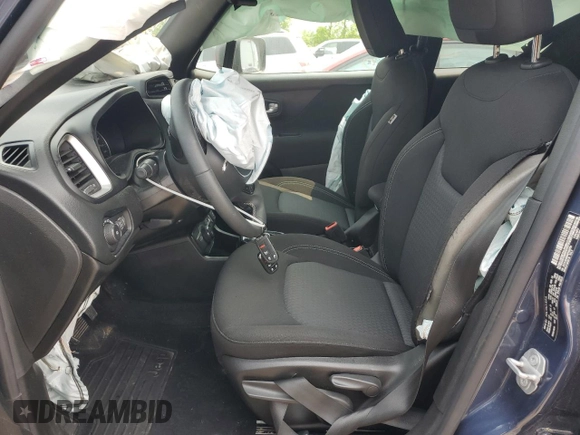 2021 Jeep Renegade Latitude with VIN ZACNJDBB6MPN30754, listed as a Copart auction lot 57025535 with 16,133 mi miles and Salvage title. Bid and sale history available at DreamBid. Image 7.