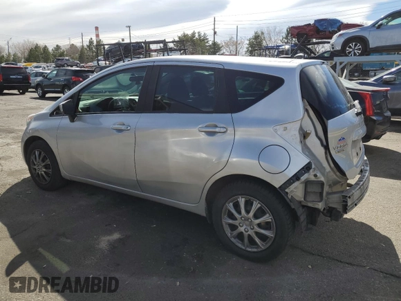 2016 Nissan Note S with VIN 3N1CE2CP8GL393829, listed as a Copart auction lot 49459915 with 98,336 mi miles and Salvage title. Bid and sale history available at DreamBid. Image 2.