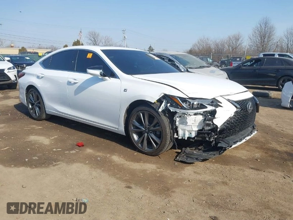 2021 Lexus ES 350 F Sport with VIN 58AGZ1B14MU094578, listed as a IAAI auction lot 41768656 with 47,333 mi miles and . Bid and sale history available at DreamBid. Image 1.