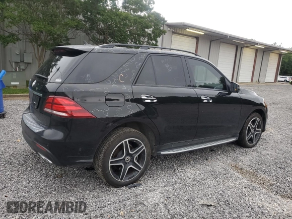 2018 Mercedes-Benz GLE 350 with VIN 4JGDA5JB2JB147613, listed as a Copart auction lot 58552385 with 93,788 mi miles and Salvage title. Bid and sale history available at DreamBid. Image 3.