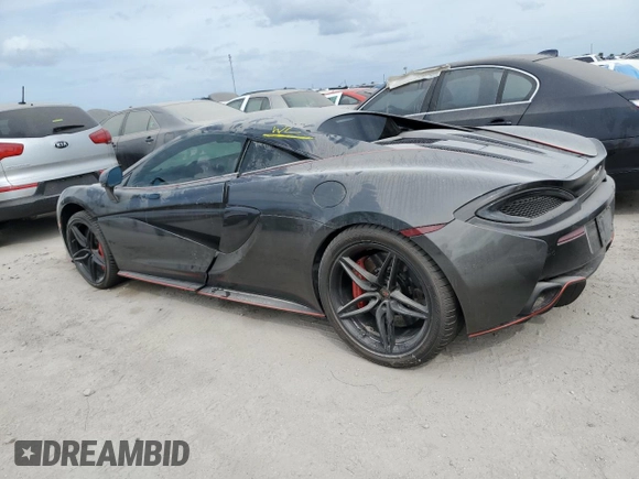 2017 McLaren 570S z VIN SBM13DAAXHW003255, wystawiony jako Copart lot #76261244 z przebiegiem Nie podano mil oraz Szkody całkowita. Historia ofert i sprzedaży dostępna na DreamBid. Obrazek 2.