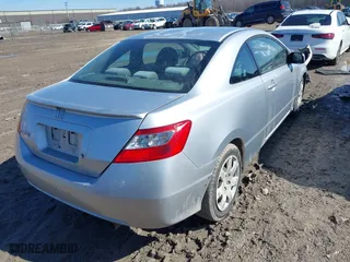 2010 Honda Civic Cpe LX with VIN 2HGFG1B69AH516479, listed as a IAAI auction lot 41757904 with 175,185 mi miles. Bid and sale history available at carsss.com. Image 4.