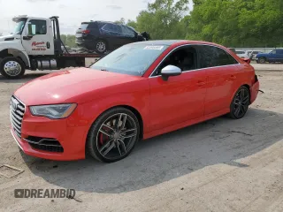 2016 Audi S3 Prestige with VIN WAUF1GFF6G1080708, listed as a Copart auction lot 53598493 with 102,028 mi miles. Bid and sale history available at carsss.com. Image 1.