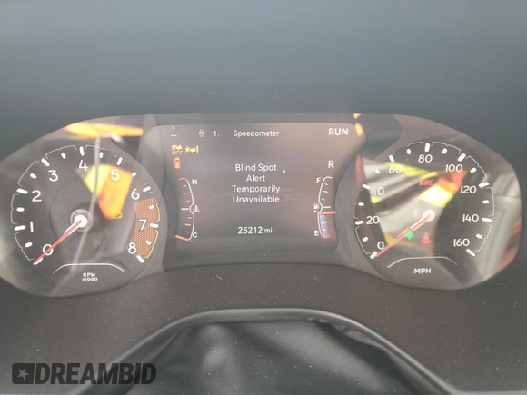 2022 Jeep Compass Latitude z VIN 3C4NJCBB0NT218033, wystawiony jako Copart lot #58291025 z przebiegiem 25 212 mil mil oraz Nie do naprawy • Non repairable. Historia ofert i sprzedaży dostępna na DreamBid. Obrazek 9.