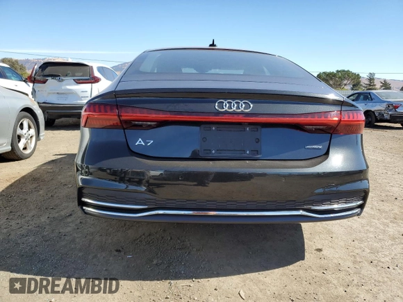 2019 Audi A7 Prestige with VIN WAUV2AF23KN072344, listed as a Copart auction lot 75298064 with 44,096 mi miles and Salvage Title. Bid and sale history available at carsss.com. Image 6.