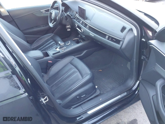 2017 Audi A4 Premium with VIN WAUANAF47HN039038, listed as a IAAI auction lot 41439609 with 121,410 mi miles. Bid and sale history available at carsss.com. Image 5.