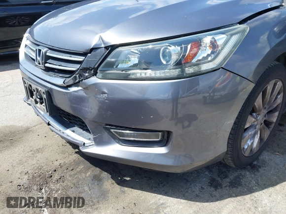 2013 Honda Accord EX-L with VIN 1HGCR2F89DA088124, listed as a IAAI auction lot 41961736 with 157,569 mi miles and . Bid and sale history available at DreamBid. Image 6.