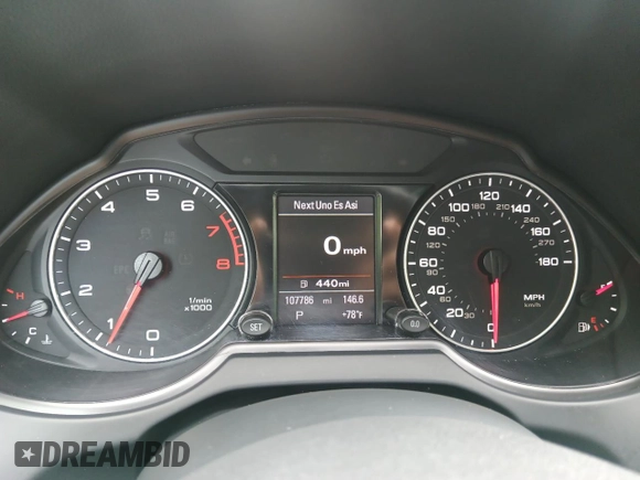 2012 Audi Q5 2.0T Premium Plus with VIN WA1LFAFP5CA051895, listed as a Copart auction lot 55691395 with 107,786 mi miles and Clean Title. Bid and sale history available at carsss.com. Image 8.