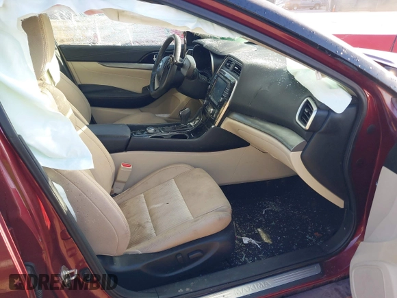 2017 Nissan Maxima Platinum with VIN 1N4AA6AP0HC436413, listed as a IAAI auction lot 41760711 with 43,926 mi miles and . Bid and sale history available at DreamBid. Image 5.