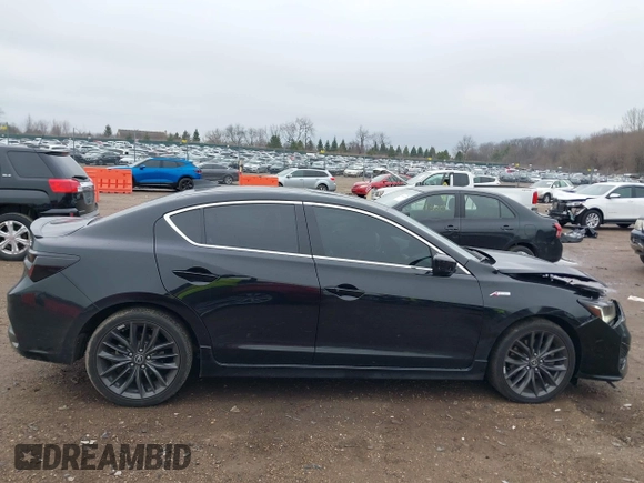 2022 Acura ILX Premium with VIN 19UDE2F83NA007359, listed as a IAAI auction lot 42012805 with 24,564 mi miles and . Bid and sale history available at DreamBid. Image 13.