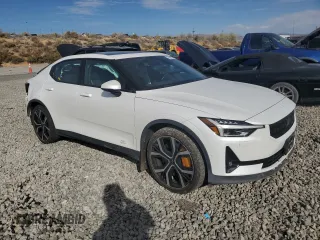 2021 Polestar 2 Launch Edition with VIN LPSED3KA9ML017586, listed as a Copart auction lot 74527864 with 31,568 mi miles and Salvage Title. Bid and sale history available at carsss.com. Image 4.