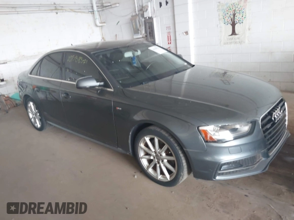 2014 Audi A4 Premium Plus z VIN WAUFFAFL5EN031364, wystawiony jako IAAI lot #42538371 z przebiegiem Nie podano mil oraz . Historia ofert i sprzedaży dostępna na DreamBid. Obrazek 1.