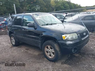 2005 Ford Escape XLT with VIN 1FMYU93185KE46923, listed as a IAAI auction lot 40062345 with 999,999 mi miles. Bid and sale history available at carsss.com. Image 1.