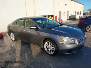 2014 Nissan Maxima 3.5 SV w/Premium Pkg with VIN 1N4AA5APXEC444217, listed as a IAAI auction lot 41347802 with 251,218 mi miles. Bid and sale history available at carsss.com. Image 1.